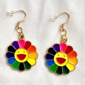Murakami Pom inspired earrings
